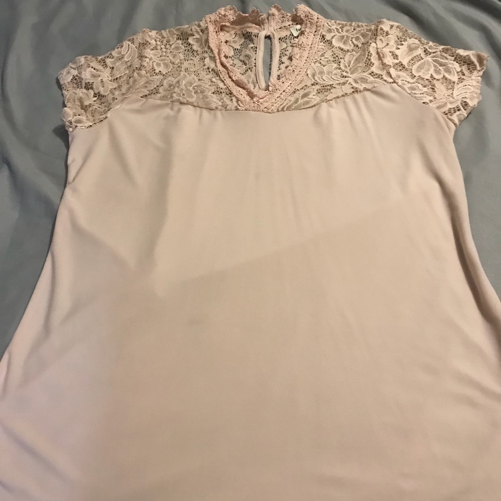 Pink casual top